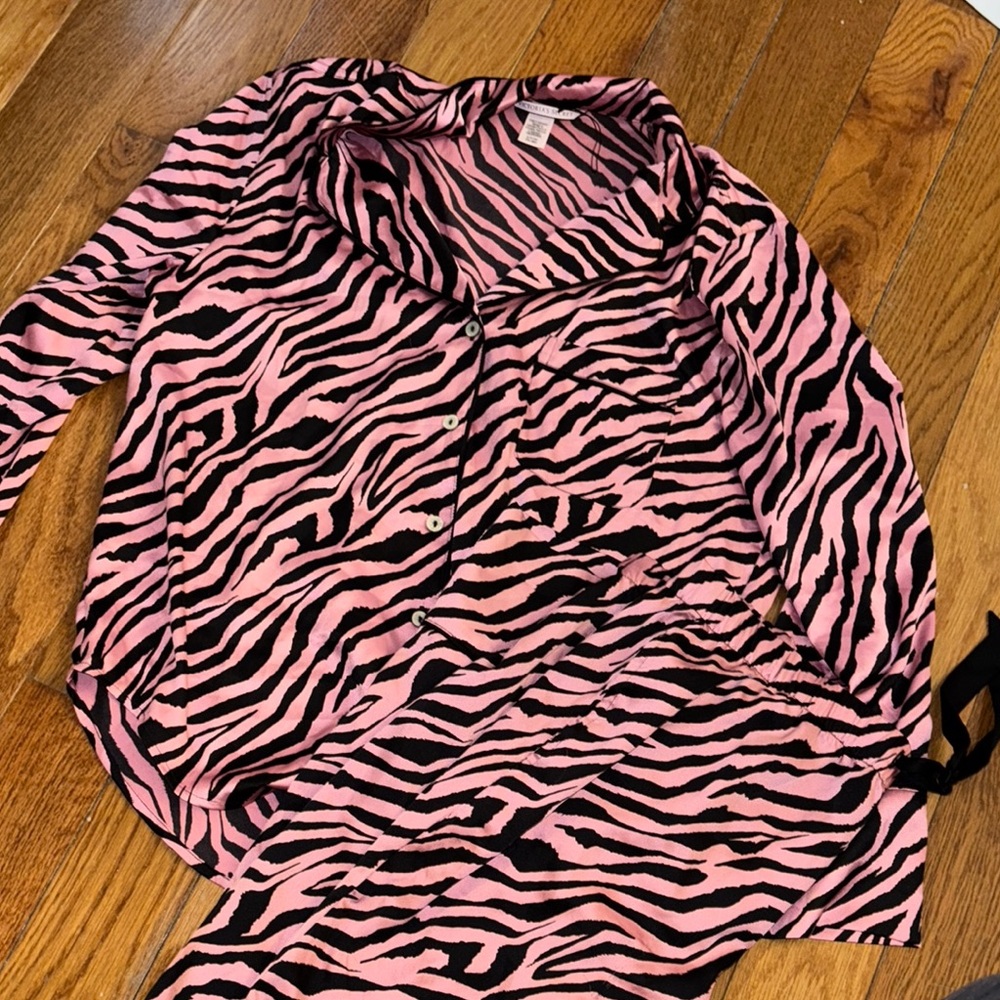 Pink and Black Zebra VSPajama Set